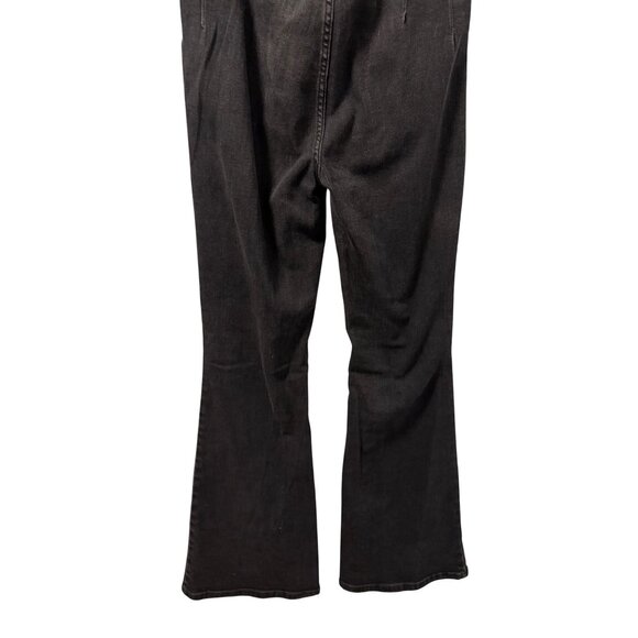 WE THE FREE Washed Black Flared Denim Jeans High Waist  Sz 29 Stretch Jean - Picture 7 of 12